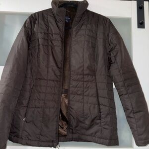 Brown Quilted Jacket